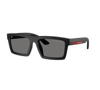 Prada Linea Rossa Homme Sunglass PS A07S - Couleur du Monture: Noir mat, Couleur de Lentille: Gris foncé Polar