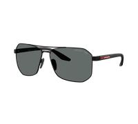 Prada Linea Rossa Homme Sunglass PS A53S - Couleur du Monture: Caoutchouc noir, Couleur de Lentille: Gris foncé Polarisé