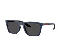 Prada Linea Rossa Homme Sunglass PS B08S - Couleur du Monture: Bleu mat, Couleur de Lentille: Gris foncé