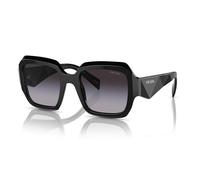Prada Femme PR 28ZS 16K90A Lunettes de soleil Acétate Noir Gris Pillow Normale Ombré