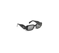 Prada Femme PR 17WS 1AB07Z Lunettes de soleil Acétate Noir Gris Carré Normale Multicouche