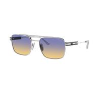 Prada Unisex Sunglass PR 67ZS - Couleur du Monture: Argent, Couleur de Lentille: Iris Sfumato Sole