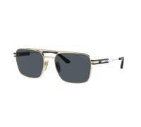 Prada Unisex Sunglass PR 67ZS - Couleur du Monture: Or Pâle, Couleur de Lentille: Gris foncé