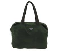 Prada Vintage, Femme, Pre-owned, Vert, Taille: ONE Size Sac bowling Pre-owned