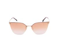 Prada Vintage - Lunettes de soleil pré-possédées à moitié cer s dégradées - Femme - Pre-owned - Rose - Taille: ONE Size