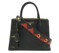 Prada Vintage - Pre-owned Paradigme Saffiano Leather Handbag - Homme - Pre-owned - Noir - Taille: ONE Size