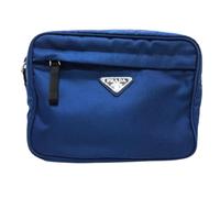 Prada Vintage - Pre-owned Tissu sacs-prada - Homme - Pre-owned - Bleu - Taille: ONE Size