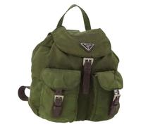 Prada Vintage - Pre-owned Vintage Backpack - unisex - Pre-owned - Vert - Taille: ONE Size