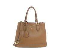 Prada Vintage - Pre-owned Vitello Phenix Handbag - Femme - Pre-owned - Brun - Taille: ONE Size