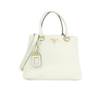 Prada Vintage - Sac à main Pre-owned Vitello Phenix - Femme - Pre-owned - Blanc - Taille: ONE Size
