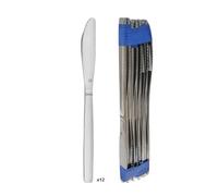 Pradel Essentiel Baltics Couteaux de table Acier Inox, 20.6 cm, Lot de 12 | Set 12 couteaux de table 206 mm, Acier inoxydable 18/0, Finition Standard, Compatible lave-vaisselle