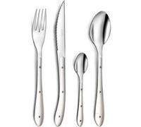 PRADEL ESSENTIEL - BISTRO 1-2-3 CRÈME - Ménagère 24 pièces