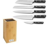 PRADEL ESSENTIEL - BLASON - Bloc spaghettis bambou avec 5 couteaux de cuisine G