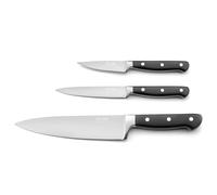 Pradel Essentiel Blason Set de 3 couteaux de cuisine en Acier 13C, Noir