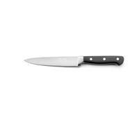 Pradel Essentiel - Couteau de chef - Blason - Acier inoxydable 13 C, Finition Satinée - Lame 16 cm - Noir