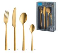 Pradel Essentiel Manille Service 16 couverts Inox Pour 4 convives, PVD or