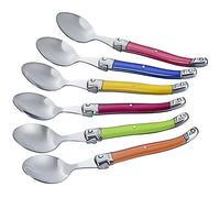 PRADEL EXCELLENCE Boîte de 6 cuillères à café Laguiole - Acier inoxydable - Pastel nacré