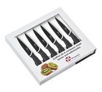 PRADEL EXCELLENCE Coffret de 6 couteaux a steak CC006N lame 10cm noir Noir G