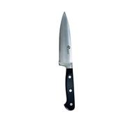 Pradel Excellence - Couteau de Cuisine Chef 15 cm - Acier Inoxydable 3Cr14 - Manche POM Ergonomique - Découpe Viandes, Poissons et Tartes - Gamme Maître Chef - Argent