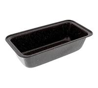 Pradel Excellence - Moule à Cake Premium Façon Pierre - Moule à Gâteaux Rectangulaire en Acier Carbone, Revêtement Anti-Adhésif - Compatible Four et Lave-Vaisselle - 27.5 x 13.8 x 7 cm - Noir