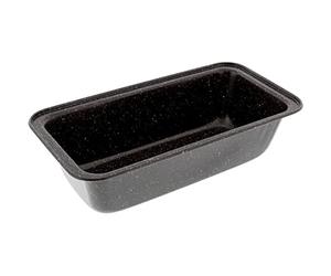 Pradel Excellence - Moule à Cake Premium Façon Pierre - Moule à Gâteaux Rectangulaire en Acier Carbone, Revêtement Anti-Adhésif - Compatible Four et Lave-Vaisselle - 27.5 x 13.8 x 7 cm - Noir