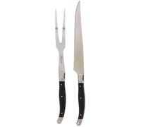 PRADEL EXCELLENCE - P0000630/7519 - SERVICE A DECOUPER LAGUIOLE MANCHE NOIR EN COFFRET BOIS - ACIER INOXYDABLE