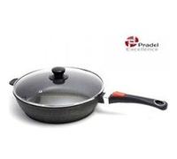 PRADEL EXCELLENCE Sauteuse façon pierre - Ø 24 cm - Noir - Tous feux dont induction Noir G