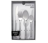 Pradel Heritage 518209 Zag Ménagère Inox 16 Pièces, Argenté.