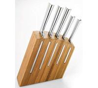 Bloc de 5 couteaux Kimono bambou - Jean Dubost - Argent - Inox