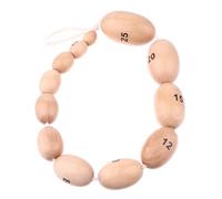 Prader Orchidometer, Wooden Beaded Assessment Tool, Medical Sizing Device