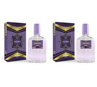 PRADY - Amara - Eau de Cologne - Unisexe - 100 ml - Révélez votre élégance intemporelle (Lot de 2)