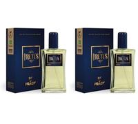 PRADY - Eau de Toilette Brutus pour Homme - 100 ml - Intense et Durable (Lot de 2)