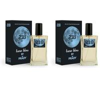 Prady - Eau de Toilette Lune Bleu Homme - 100ml - Parfum Raffiné et Mystérieux - Pour Homme - Élégant et Charmeur (Lot de 2)