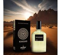 Prady Khasad Eau de Toilette 90 ml Parfum Homme intense et boisé avec des notes orientales élégantes, mystérieuses et durables, idéales pour un usage quotidien et des occasions spéciales