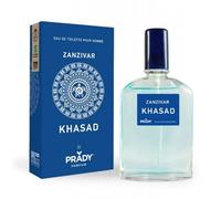 Prady Khasad Zanzibar Eau de Toilette 90 ml - Parfum masculin intense et exotique - Inspiration orientale aux notes chaudes et épicées - Parfum durable et élégant pour un usage quotidien ou la nuit