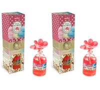 Prady - Magic Flower Désodorisant Cotton Candy - 100 ML - Parfum doux et sucré de barbe à papa pour une ambiance réconfortante. (Lot de 2)