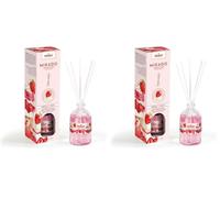 Prady - Mikado Ambiance Fraises et Crème - 100 ML - Profitez de la Douceur des Fraises et de la crème. (Lot de 2)