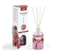 PRADY - Mikado Framboise - 100 ML - Parfum fruité de Framboise pour Une Ambiance Douce et vivifiante.