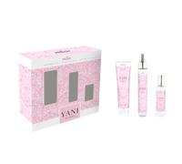 Prady Pack Yani Femme (Gel Douche, Body Splash, Eau de Toilette) - Parfum Floral Caractère - Soin quotidien complet - Coffret Cadeau idéal - Parfum durable, frais et fémini