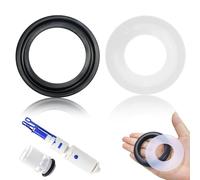 Praelian Valyrane 2PCS Joint Siphon Evier,Joint Chasse D'eau,Modèles 816.418.00.1, 818.109, 240.282.00.1, 890- EPDM Robuste pour Cloche de Chasse et Soupape de Vidange(32/46mm)compatible avec GEBERIT