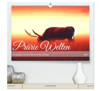 Prärie Welten - Ein Kalender, der die Seele der Prärie einfängt. (hochwertiger Premium Wandkalender 2026 DIN A2 quer), Kunstdruck in Hochglanz: Prärie Welten: Seele der Wildnis im Kalender.