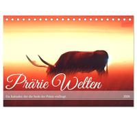 Prärie Welten - Ein Kalender, der die Seele der Prärie einfängt. (Tischkalender 2026 DIN A5 quer), CALVENDO Monatskalender: Prärie Welten: Seele der Wildnis im Kalender.