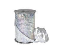 PRÄSENT 1979-631 PRÄSENT Ruban cadeau HOLLY Holographic argenté 10 mm x 200 m