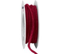 präsent 3940515-619 Bande cadeau ELBE, 15 m x 5 mm, bordeaux (15 m)