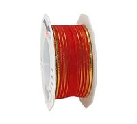 Präsent Beaufort Bobine de Ruban Polyester Rouge 11 x 11 x 4 cm