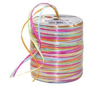 Präsent Bobine de raphia rose/jaune/multicolore, 50 m