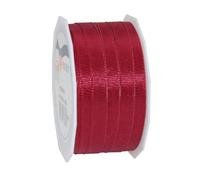 Präsent C.E. Pattberg Europa Ruban Taffetas Bordeaux Largeur 10 mm Longueur 50 m