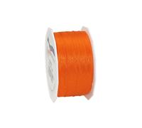Präsent C.E. Pattberg Europa Ruban Taffetas Orange Largeur 10 mm Longueur 50 m