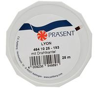 PRÄSENT C.E. Pattberg Lyon Ruban de Taffetas Bordeaux 10 mm x 25 m