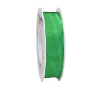 PRÄSENT C.E. Pattberg Lyon Ruban en Taffetas avec Fil métallique Vert 25 mm x 25 m
